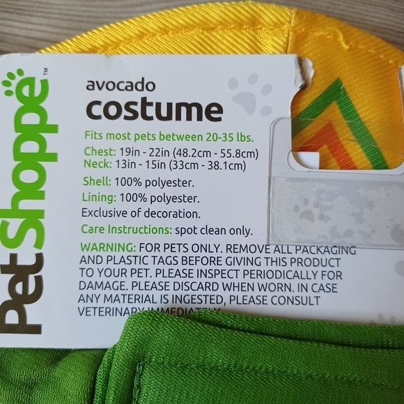 Avocado Pet Halloween Costume - Picture 3 of 3